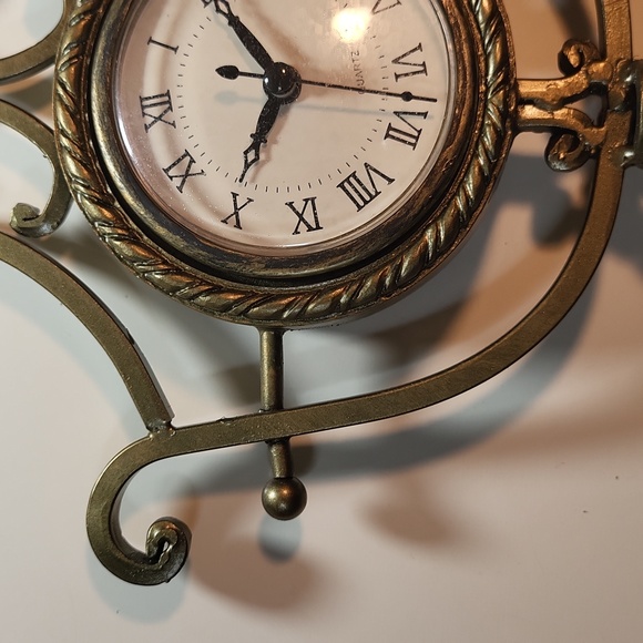 Bronze Plated Quartz Clock - Picture 4 of 14